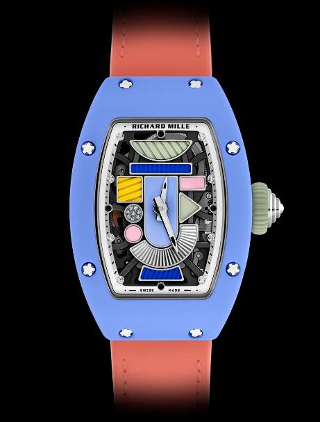 Review Richard Mille Replica Watch RM 07-01 Automatic Coloured Ceramics Powder Blue - Click Image to Close